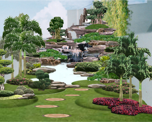  Contoh Design Eksterior Taman Rumah Minimalis Dengan Harga Murah
