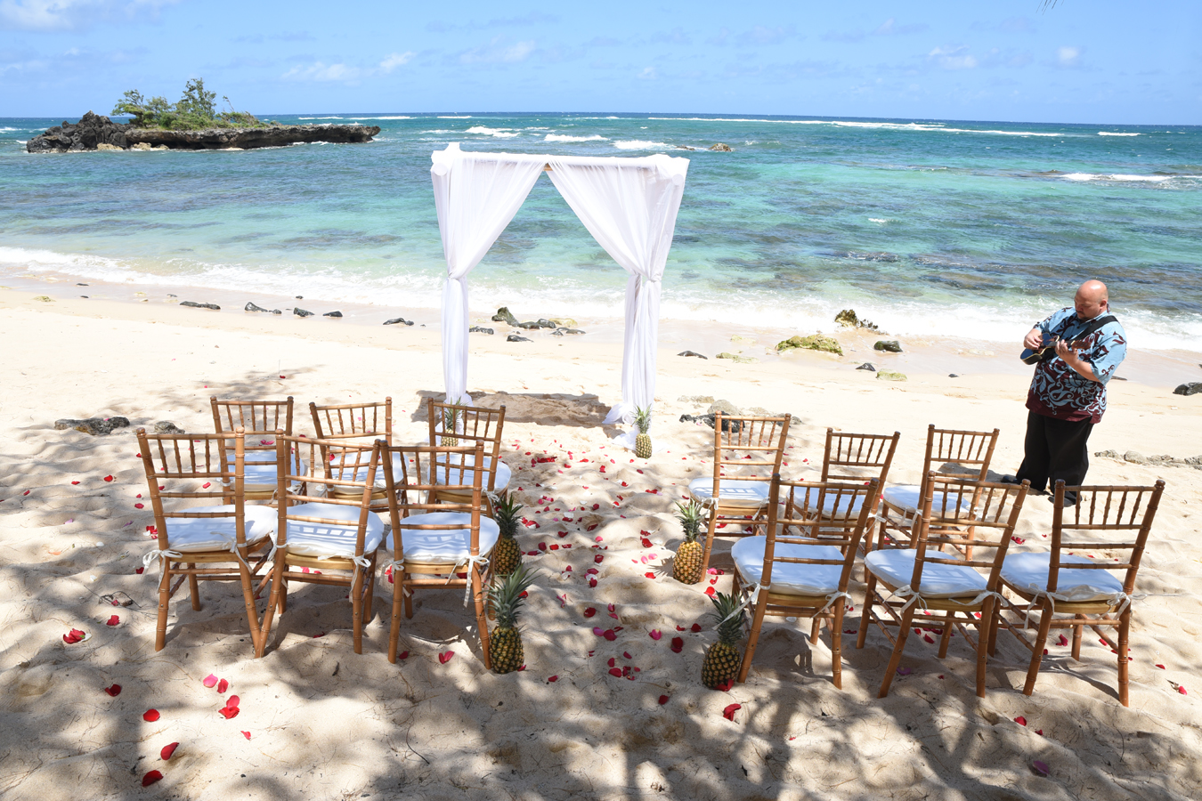 North Shore Wedding North Shore Arch & Chairs