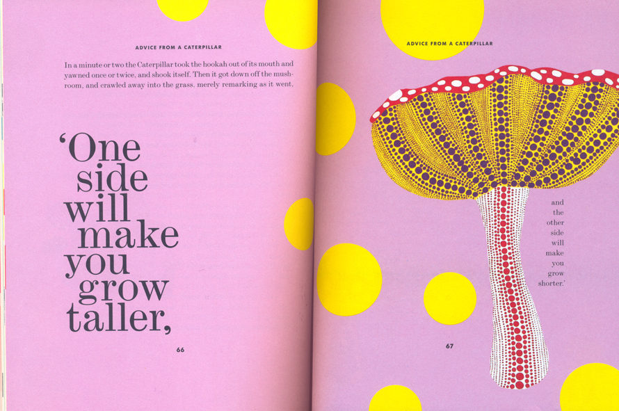 alicenations Alice in Wonderland With Artwork by Yayoi Kusama