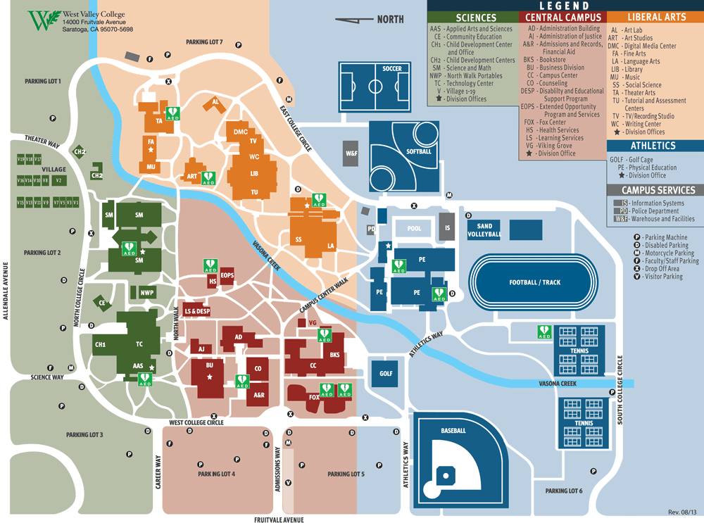 Gadgets 2018 West Valley College Map