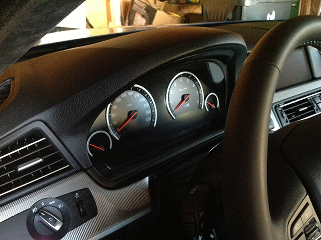 Bmw f10 black panel display #4