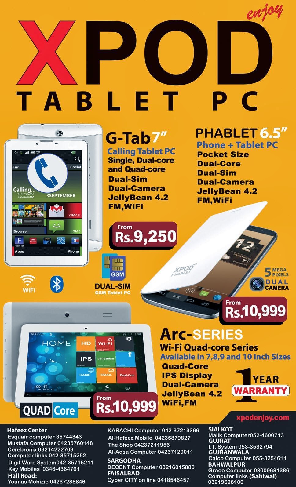 Xpod X 7 Tablet PC Price In Pakistan Xpod X 7 Tablet PC Price In Pakistan