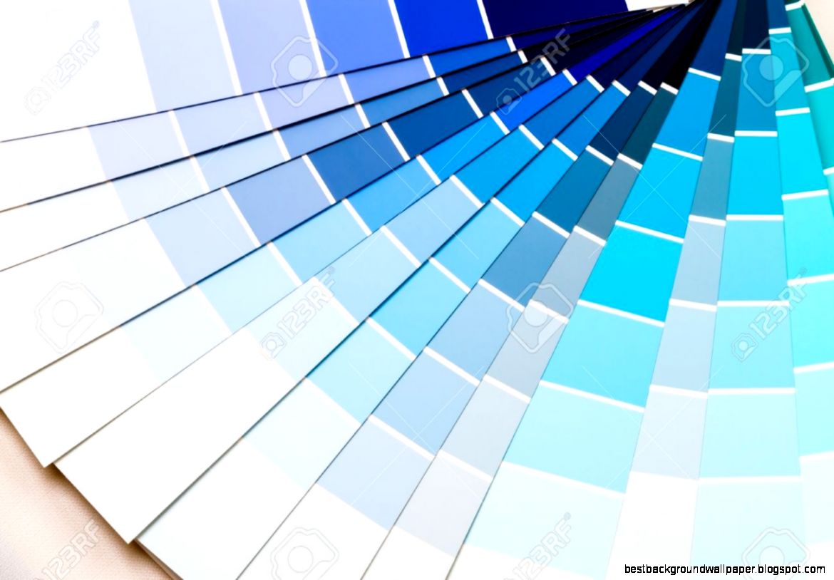 Blu Gamma Di Colori Lo Schema Dei Colori Dello Sfondo Foto