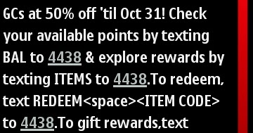 globe rewards balance