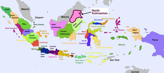 Gambar Peta Indonesia Beserta Provinsi Januari 2017