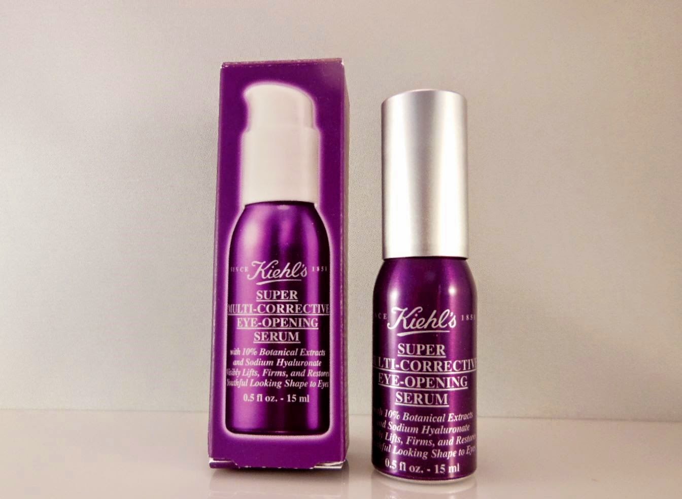 PRODUCT REVIEW KIEHL'S SUPER MULTICORRECTIVE EYEOPENING SERUM The
