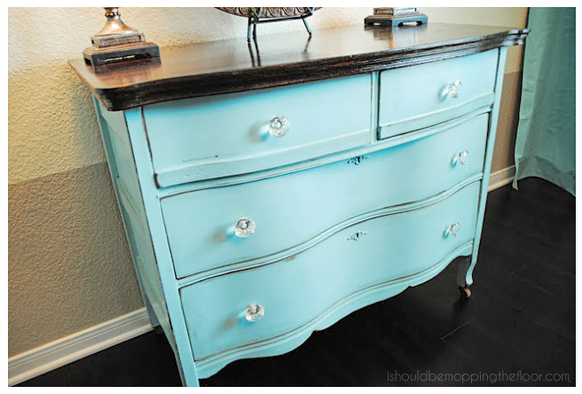 Chest Of Drawers Makeover And Tutorial I Should Be Mopping The Floor