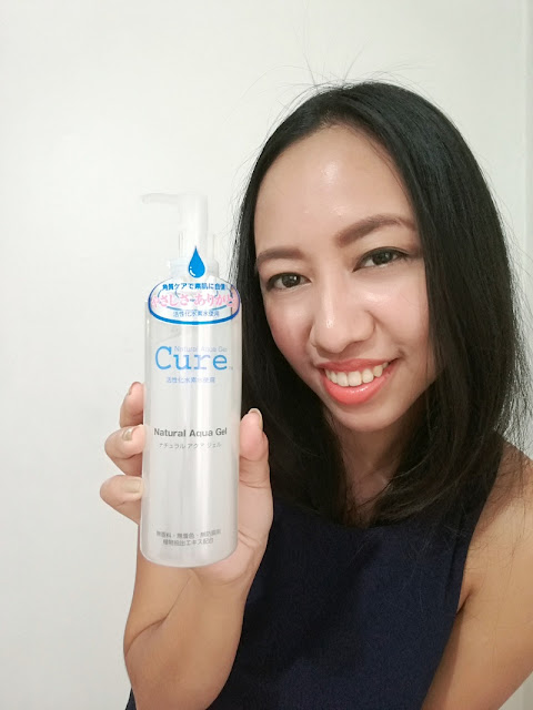 Blair Villanueva shares her experience with CURE Natural Aqua Gel