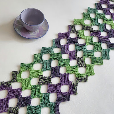 Rettangolini Scarf - free crochet pattern by Knitting and so on
