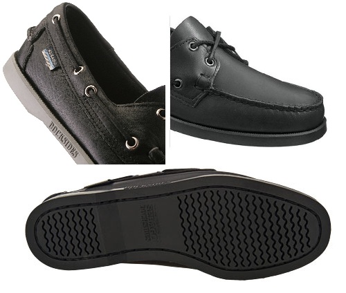 Jay Osbie: SEBAGO Docksides® Men's Boat Shoe - Black