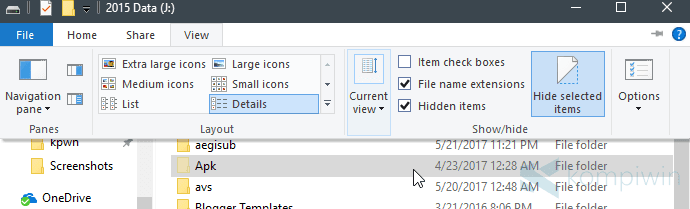 2 Cara Menyembunyikan File Folder Gambar Video Dokumen Atau File Apa Pun Di Pc Laptop