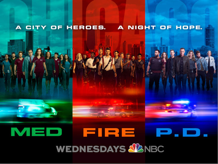 Chicago Med, PD and Fire - New Season Combo Key Art