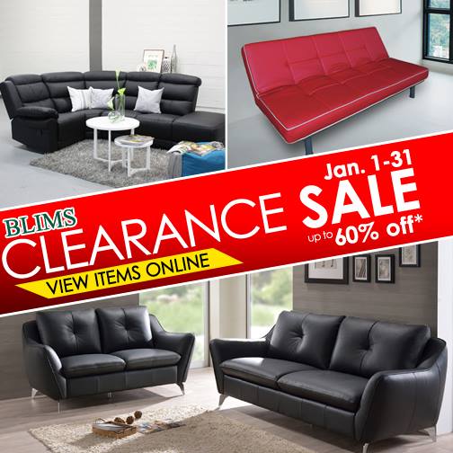 Manila Shopper BLIMS Furniture Clearance SALE January 2016