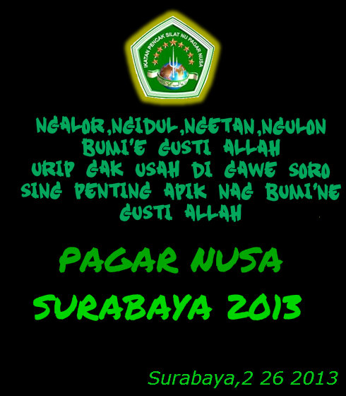 Kata Kata Semboyan Pagar Nusa Cara Golden