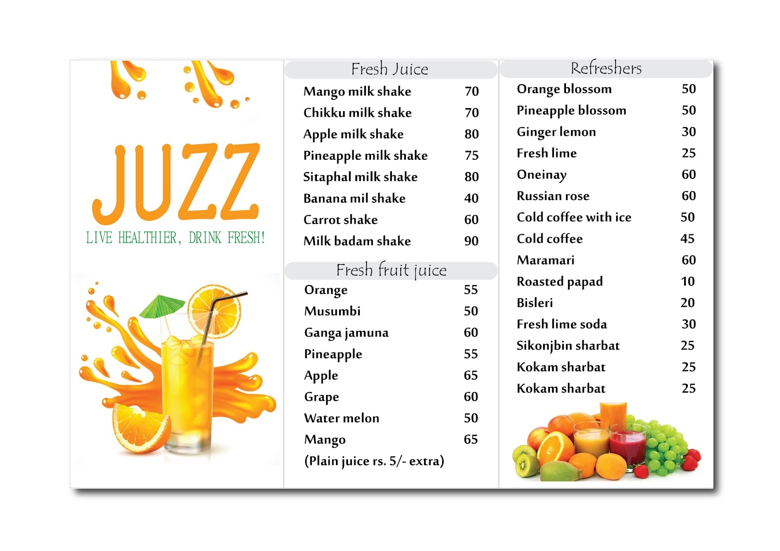 Menu Card menu-card