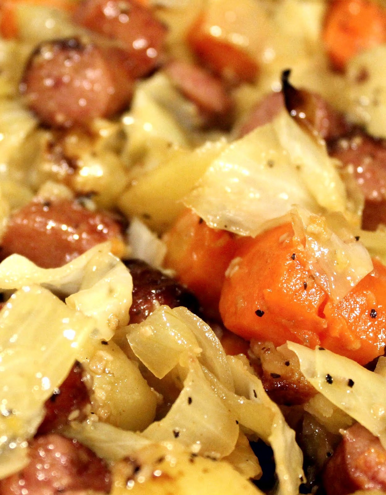 Cooking With Mary and Friends Roasted Root Vegetables with Smoked Sausage