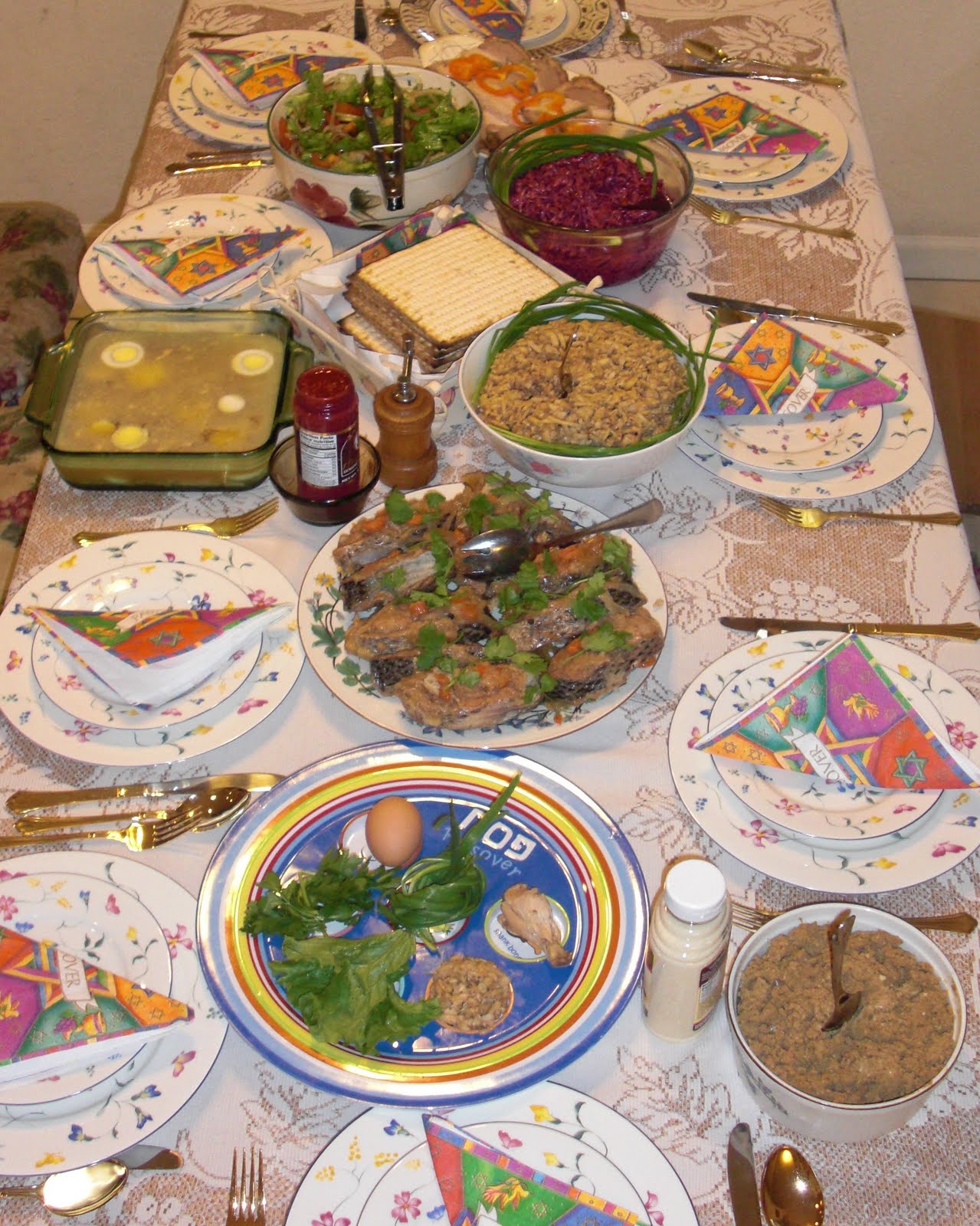 if Masha is cooking: for Passover