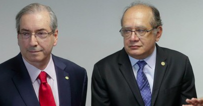 Resultado de imagem para imagem de gilmar mendes eduardo cunha