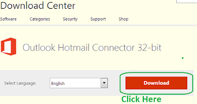 outlook hotmail connector 32 bit office 2010