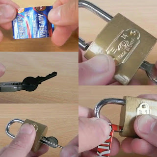 In these two ways you can open the lock