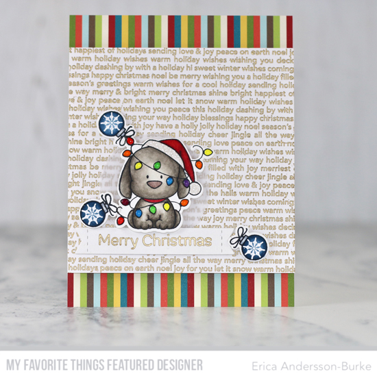 Handmade card by Erica Andersson-Burke featuring products from My Favorite Things #mftstamps