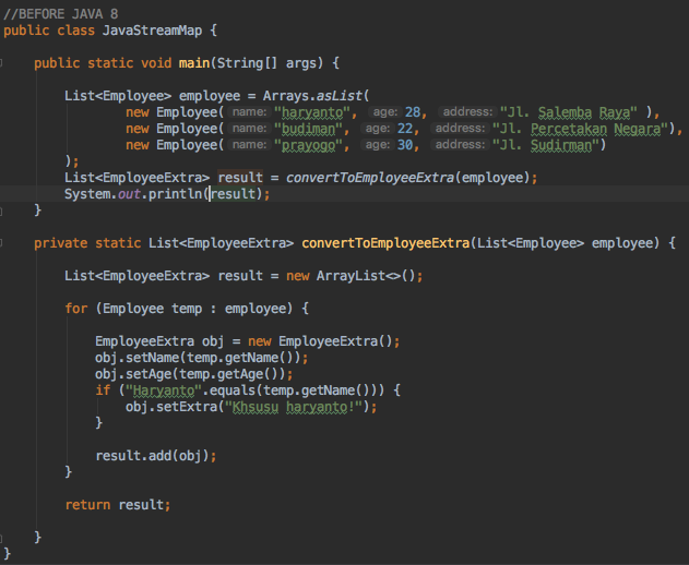 Nostra Technology Java 8 Stream Map