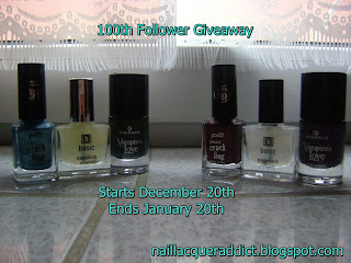 100th Follower Giveaway!