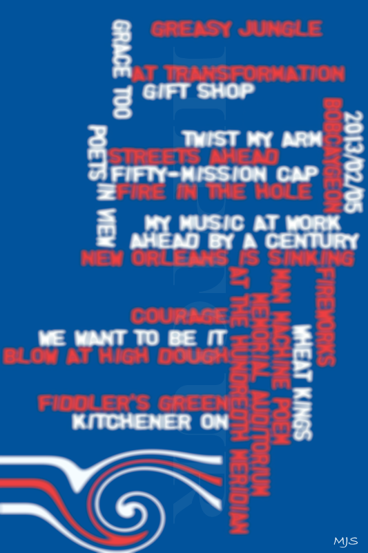 Hip Tour 2013/02/05 Memorial Auditorium Kitchener, ON