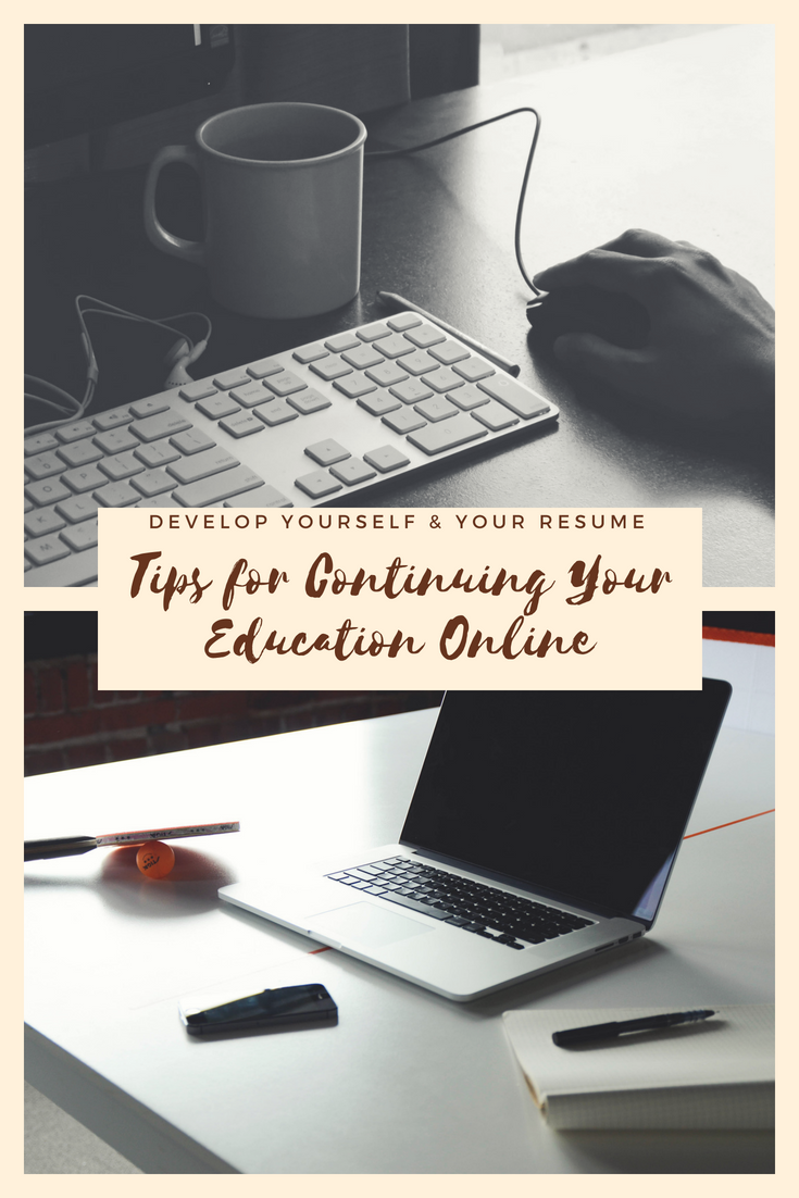 Tips for Continuing Your Education Online