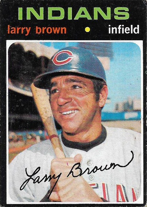 Topps 1971: no. 539 - larry brown