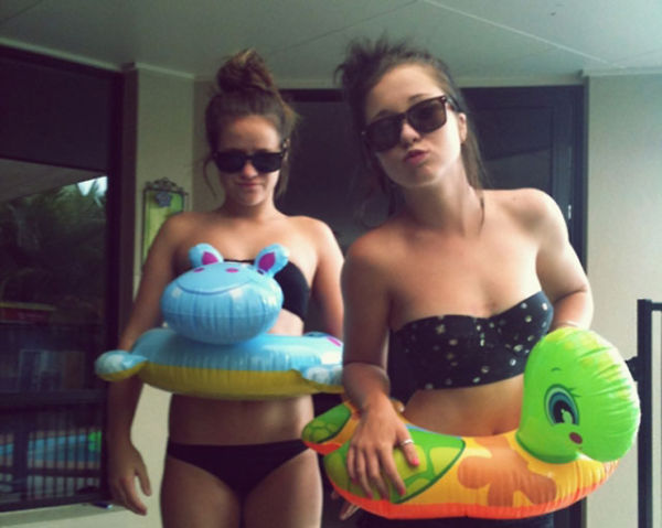 Babes Their Inflatable Pool Toys 20pics I Am