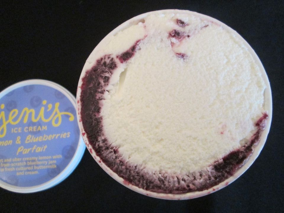 David's Ice Cream Reviews Jeni's Lemon & Blueberries Parfait