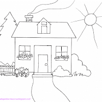 Mewarnai Gambar Rumah Anak Paud Tkaneka Tk Pelajaran Menggambar