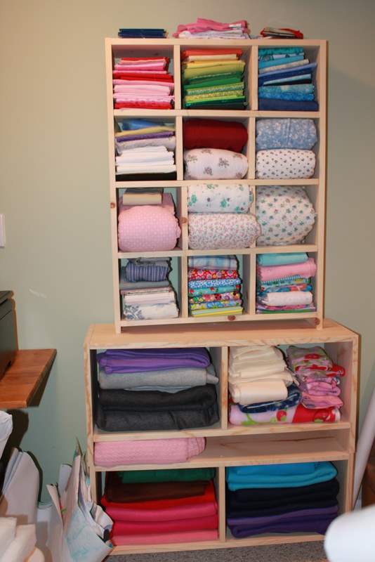 Craftin' Texan Fabric Storage