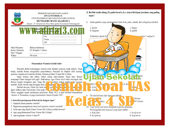 Soal Ujian Tamat Semester (Uas) Sd Kelas 4 Tahun Pedoman 2017