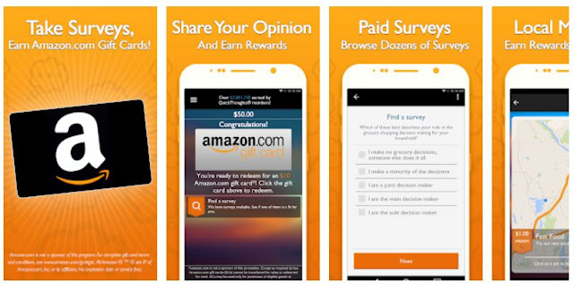 Download QuickThoughts Take Surveys Earn Gift Card