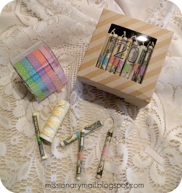 Missionary Mail Money Candles