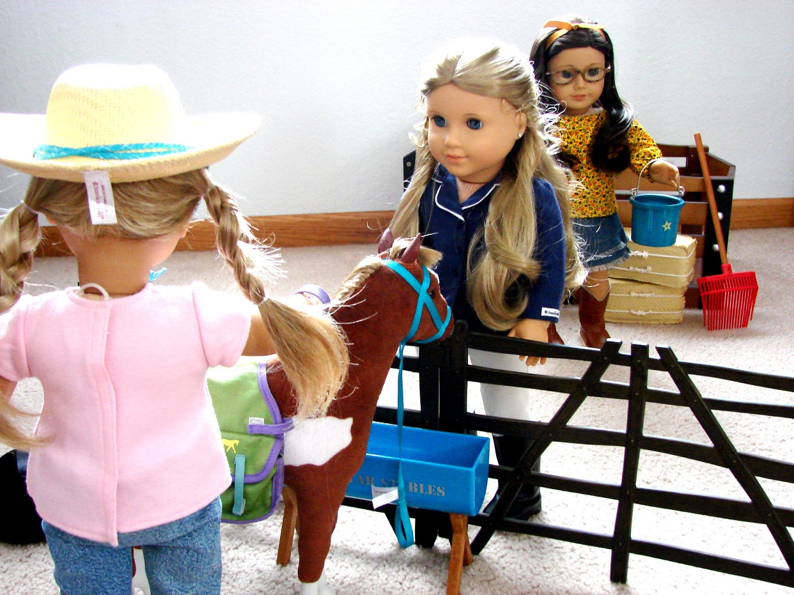 American Girl Doll Play Doll Play with the Horses