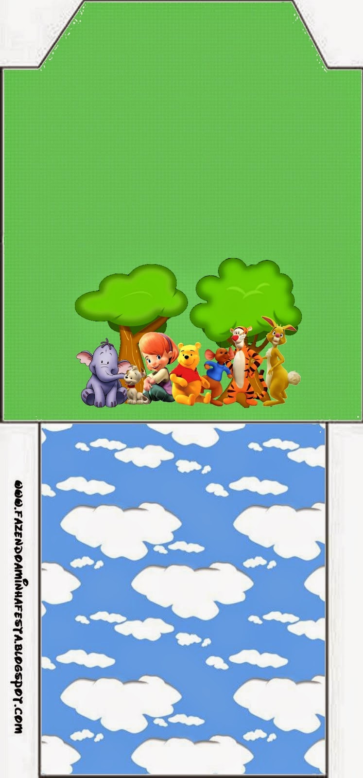 Winnie the Pooh: Etiquetas Candy Bar para Imprimir Gratis. Etiqueta de Bolsa para el Té de Winnie the Pooh.