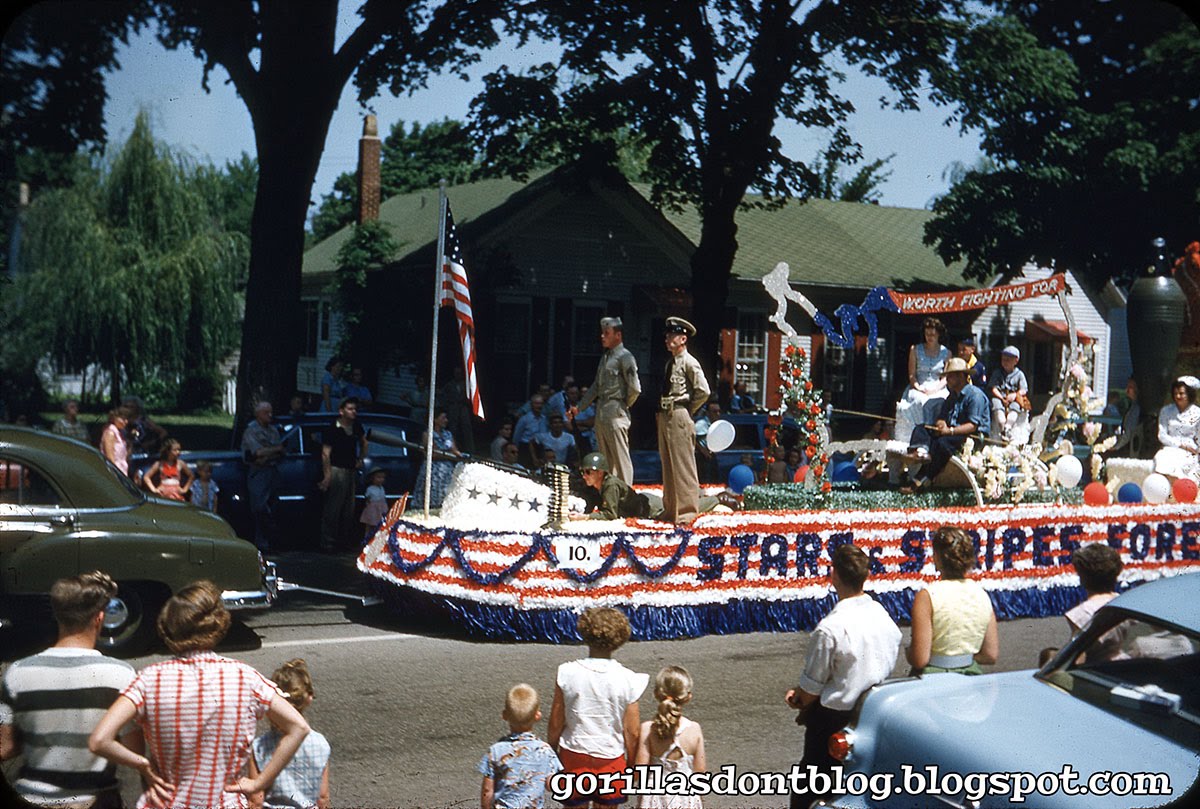 GORILLAS DON'T BLOG 4th of July Parade, La Porte, Indiana 1955