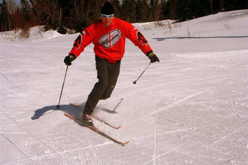 Keith Nicol Adventures Learning the telemark turn on cross country skis