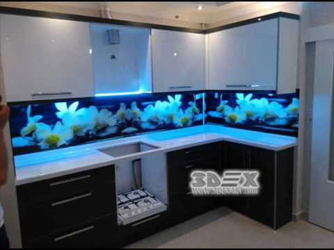 20 Glass 3D backsplash designs to transform your kitchen