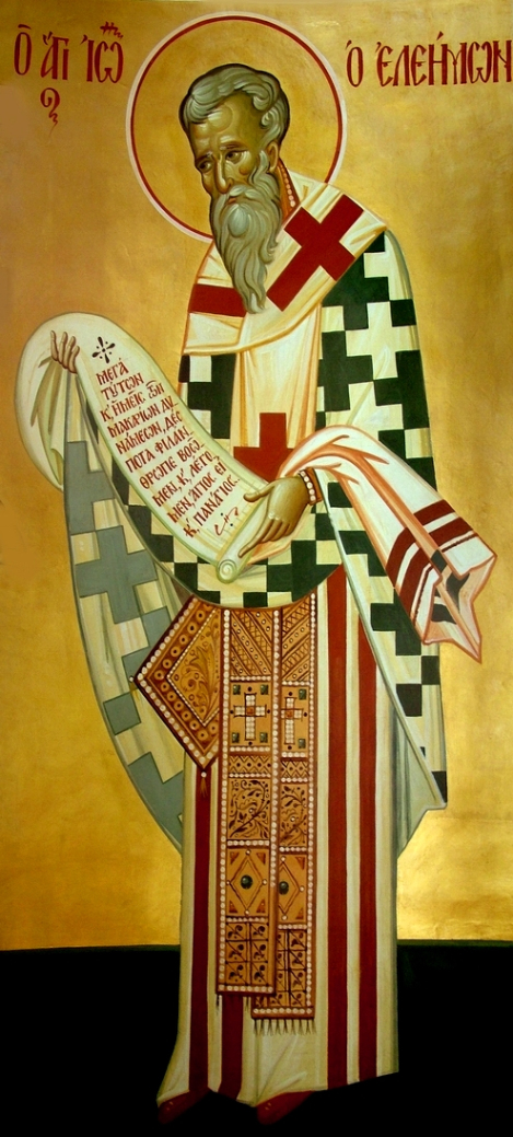 BLOGUL PROIECTULUI 'THEODIALOGIA': Saint John the Merciful, Patriarch ...