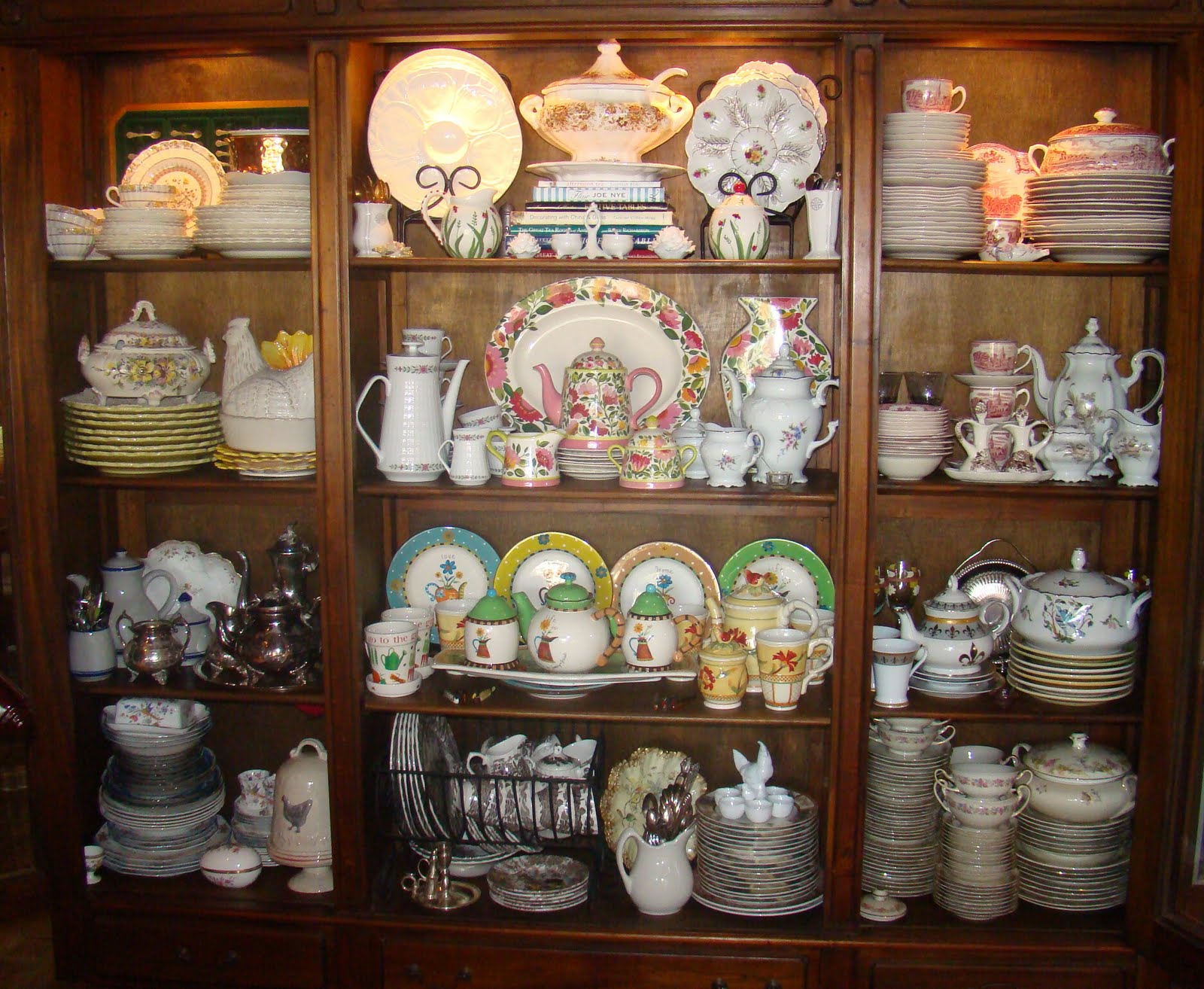 Christine's Home and Travel Adventures Rearranging Dishes in Kitchen