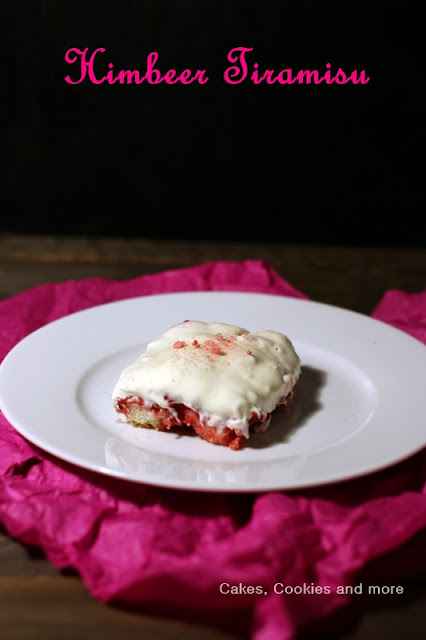 Himbeer Tiramisu mit tiefgekühlten Beeren