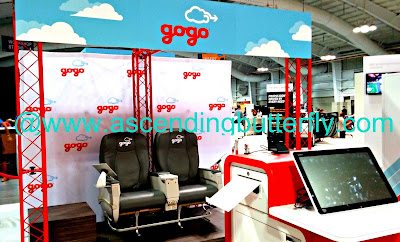 Gogo Inflight Internet Booth Engadget ExpandNY 2013 Technology Tradeshow