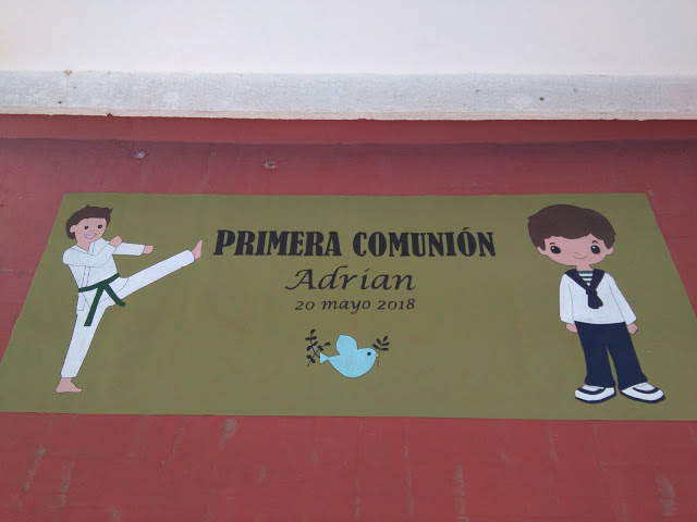 Cómo decorar el portal de casa para la Primera Comunión Cómo decorar el portal de casa para la Primera Comunión