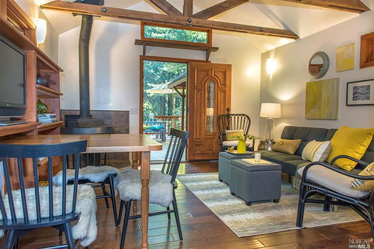 TINY HOUSE TOWN A Stunning Tiny House in Monte Rio, California