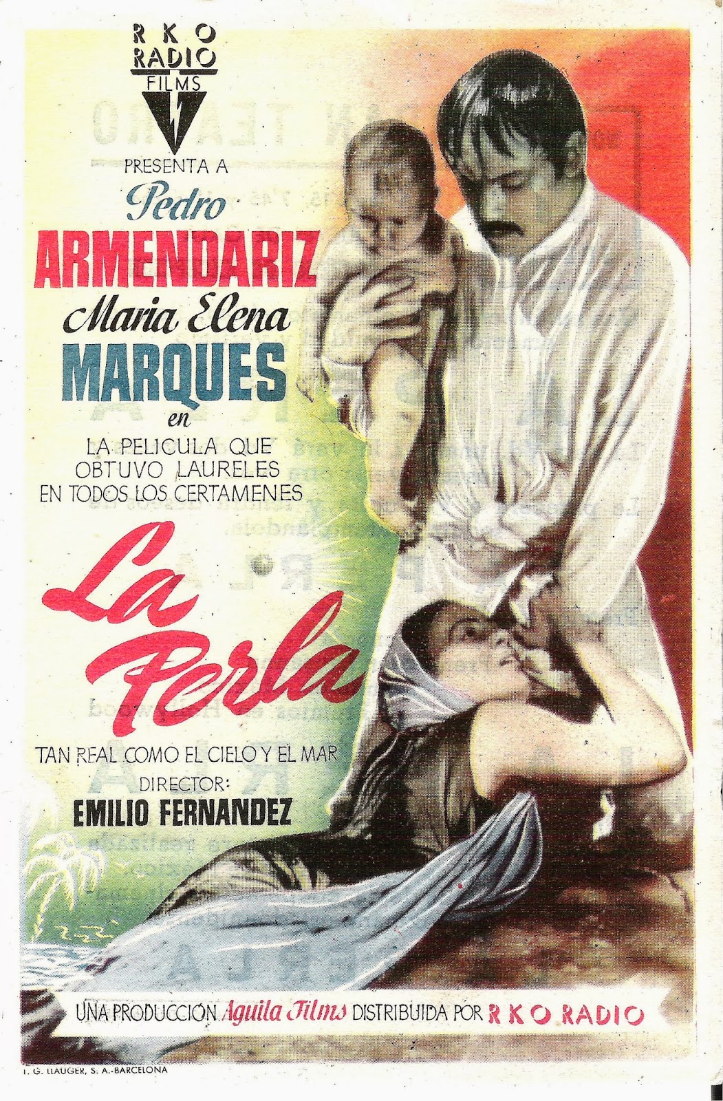 CINE PROGRAMAS DE MANO LA PERLA