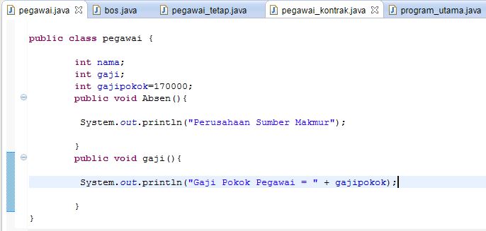 Afinda Nofi Nurfiyana: Overriding dan Overloading Inheritance dalam Java